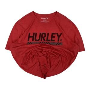 Hurley Y2K Short‎ Sleeve T Shirt Red XL
